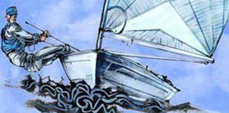 蓝色手绘帆船运动背景图jpg设计背景_新图网 https://ixintu.com 帆船 手绘 比赛 蓝色 运动 质感 纹理