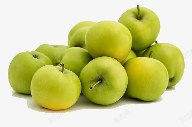 青苹果png免抠素材_新图网 https://ixintu.com 新鲜 水果 美味 苹果 青涩 青涩苹果 青苹果