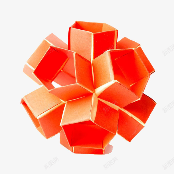 橙色立体几何图形png免抠素材_新图网 https://ixintu.com 不规则图形 几何小图形 彩色 橙色 立体 装饰