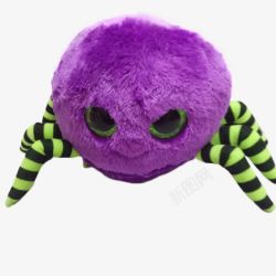 紫色蜘蛛玩偶素材