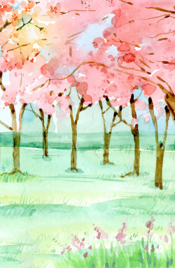 樱花ppt浪漫樱花背景高清图片
