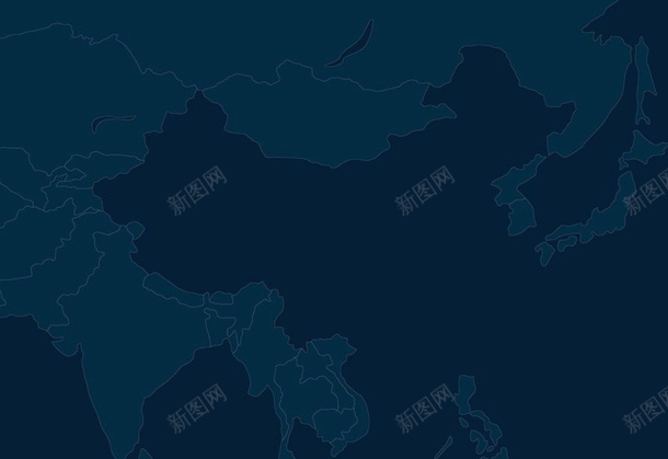 科技感地图背景png免抠素材_新图网 https://ixintu.com 背景 元素 科技 地图