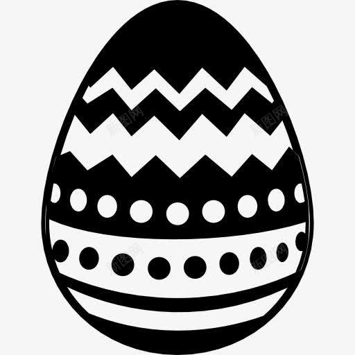复活节彩蛋的不同线路的标图标png_新图网 https://ixintu.com 复活节 复活节彩蛋 点 直 线 锯齿 食品 鸡蛋