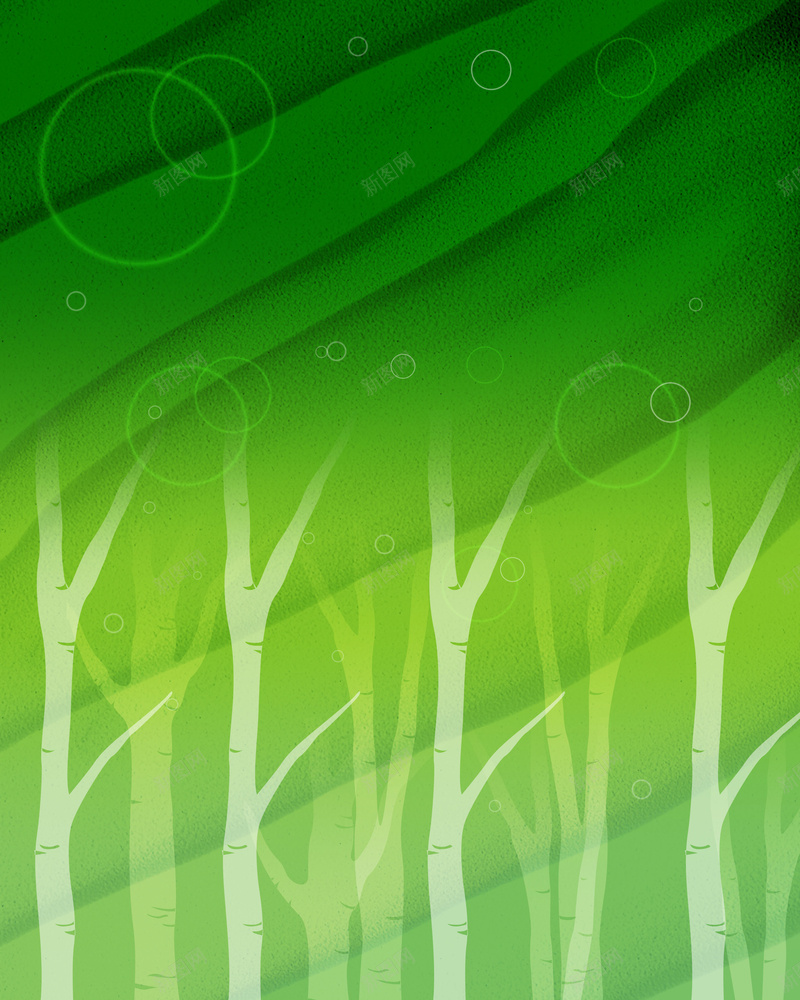 手绘绿色森林背景psd设计背景_新图网 https://ixintu.com 小清新 文艺 树 森林 海报背景素材 环保 简约 绿色 背景图片