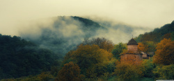 大雾风景风景山中背景高清图片