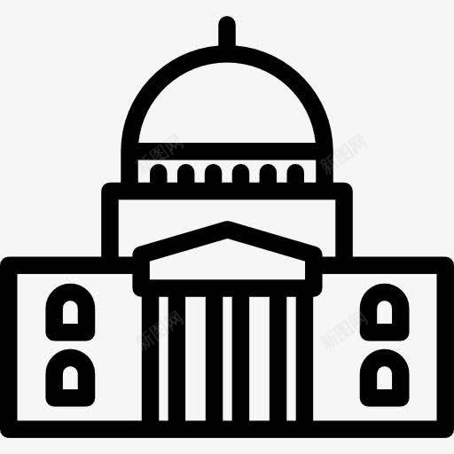 市政厅图标png_新图网 https://ixintu.com 古迹 国会议员 城市 市长 建筑 政治