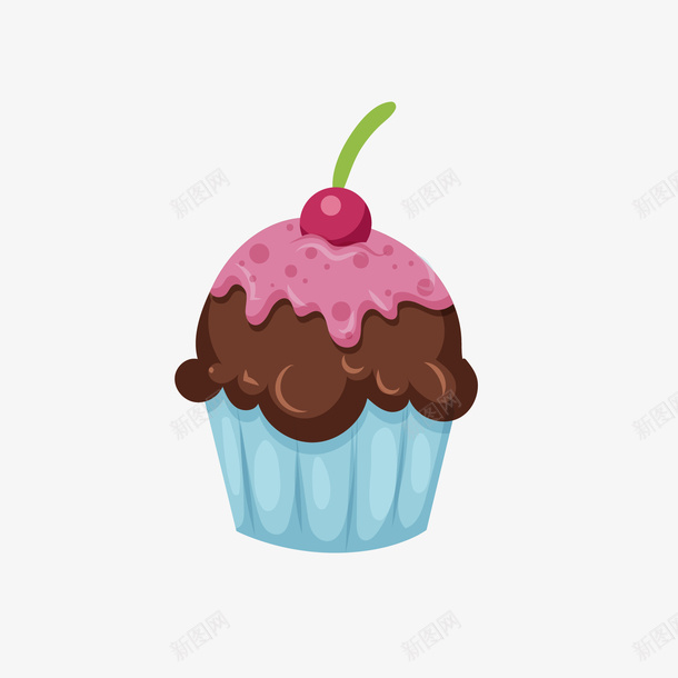 卡通美味的巧克力蛋糕矢量图eps免抠素材_新图网 https://ixintu.com PNG蛋糕 卡通 巧克力 巧克力蛋糕 蛋糕 蛋糕PNG 矢量图