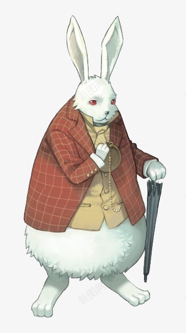 卡通人物兔子png免抠素材_新图网 https://ixintu.com 兔子 卡通 手绘