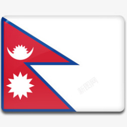尼泊尔的国旗图标素材
