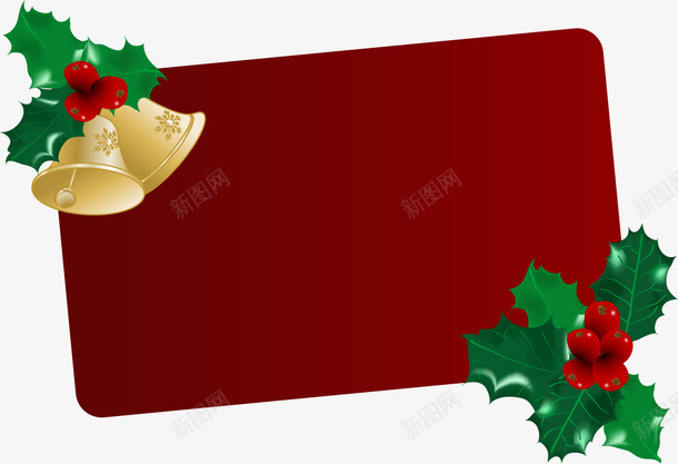 手绘圣诞节标签矢量图ai免抠素材_新图网 https://ixintu.com 圣诞节标签 手绘 红色 矢量图