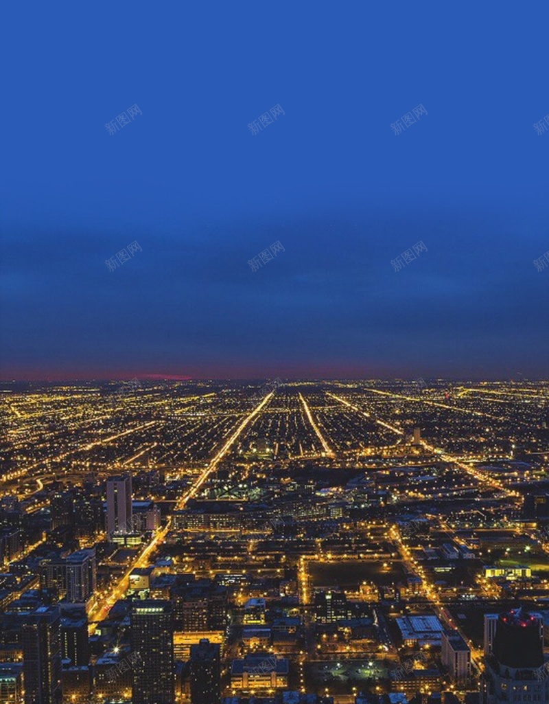 城市地平线背景jpg设计背景_新图网 https://ixintu.com 地平线 城市 大气 繁华 自由 蓝色