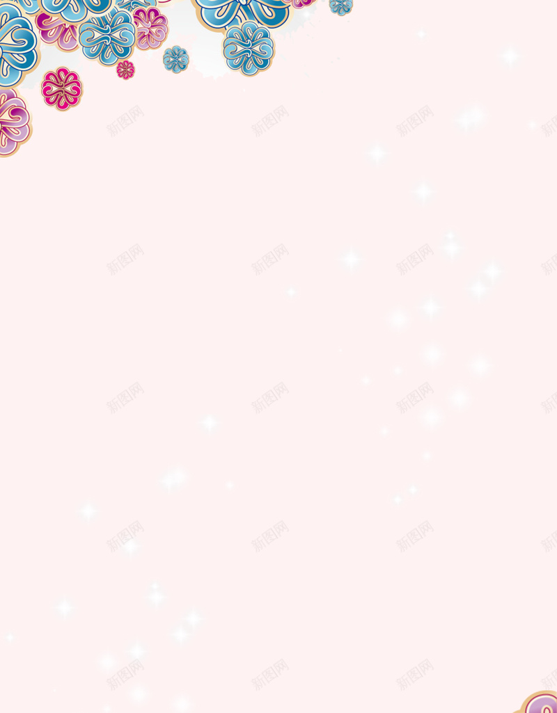 母亲节花朵框架光点粉色H5分层背景psd设计背景_新图网 https://ixintu.com H5 光点 分层背景 框架 母亲节 简约 粉色 花朵 花瓣