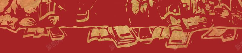 复古红色大气双十一促销海报背景psdpsd设计背景_新图网 https://ixintu.com 人民群众 促销 决战双11 双十一 复古 复古宣传册设计 大气 手绘 海报背景 红旗 红色