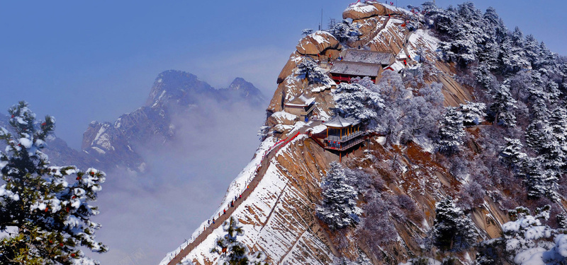 山上师庙淘宝海报背景bannerjpg设计背景_新图网 https://ixintu.com 山 庙 建筑 树 海报banner 摄影 风景