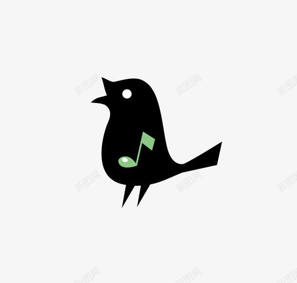 鸟形标签png免抠素材_新图网 https://ixintu.com 创意标贴 矢量鸟