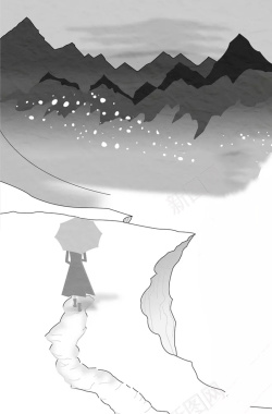唯美宣传海报背景