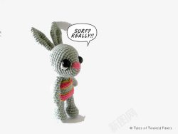 创意针织小兔素材