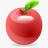 红苹果对象图标素材
