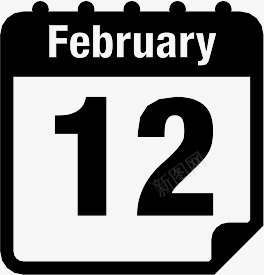 2月Calendaricons图标png_新图网 https://ixintu.com 2月 february