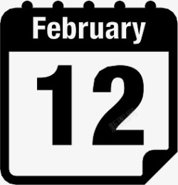 february2月Calendaricons图标高清图片