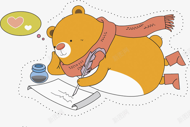 卡通灰熊png免抠素材_新图网 https://ixintu.com 动物 卡通 卡通手绘 卡通灰熊 水彩画 装饰图案