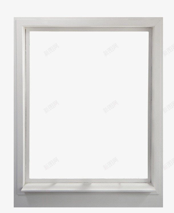 窗户窗台窗框psd免抠素材_新图网 https://ixintu.com 框 白色窗框 窗台 窗户 窗框