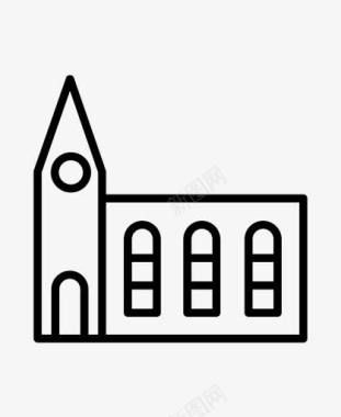 大教堂天主教的基督教的教堂天主图标图标
