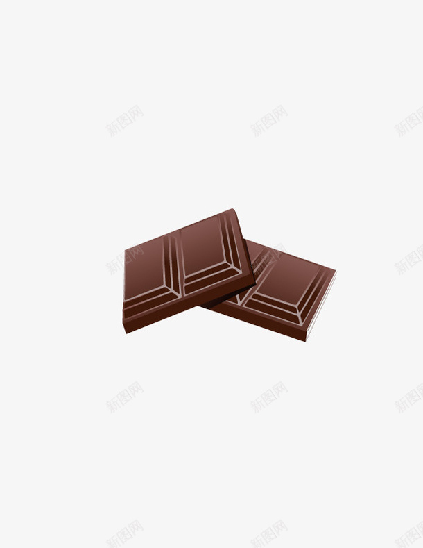 美味巧克力矢量图ai免抠素材_新图网 https://ixintu.com 小吃 巧克力 巧克力片 矢量图
