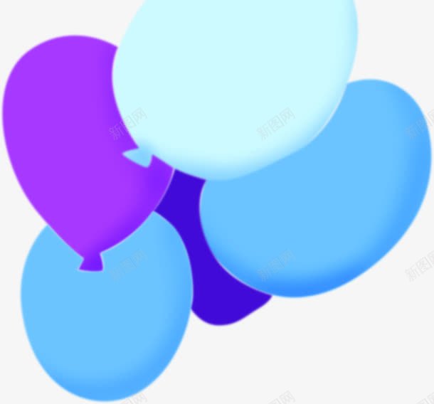 彩色卡通气球漂浮png免抠素材_新图网 https://ixintu.com 卡通 彩色 气球 漂浮