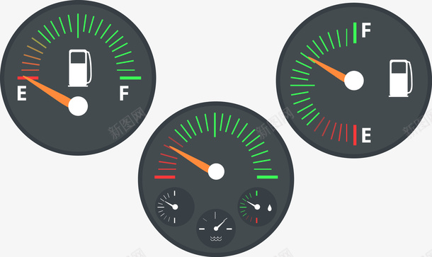 燃油表插图矢量图ai免抠素材_新图网 https://ixintu.com 燃油表 表 矢量图