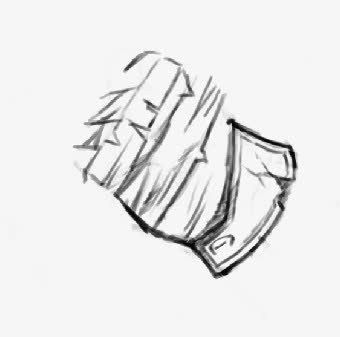 手绘线条漫画武器png免抠素材_新图网 https://ixintu.com 武器 漫画 线条