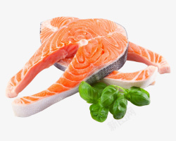 鱼肉食材新鲜三文鱼高清图片