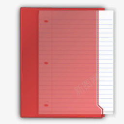 文件夹红色的placesin图标图标