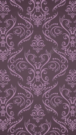紫色窗帘花纹背景图片复古花纹条纹紫色背景H5背景高清图片