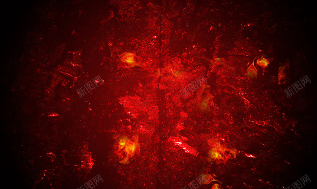 红色火焰背景图背景