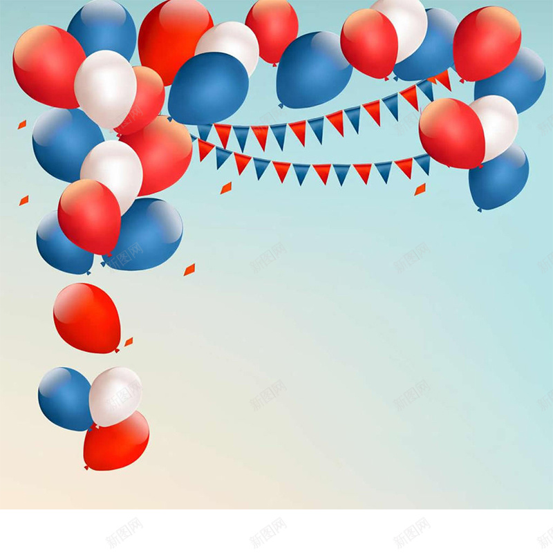 狂欢气球背景图jpg设计背景_新图网 https://ixintu.com 气球 节日 活动 庆典 彩旗 主图 激情 狂欢