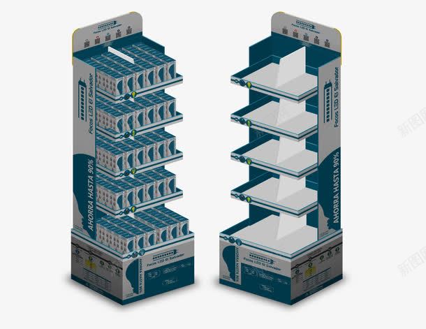 手绘货架png免抠素材_新图网 https://ixintu.com 手绘 蓝色 货架