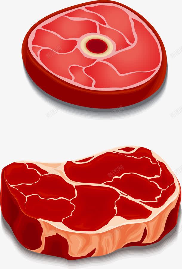 猪肉矢量图ai免抠素材_新图网 https://ixintu.com 猪肉 美食 肉 食物 矢量图