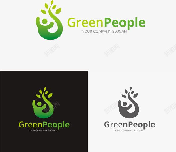个性炫彩标志png免抠素材_新图网 https://ixintu.com logo设计 创意logo 彩色图形