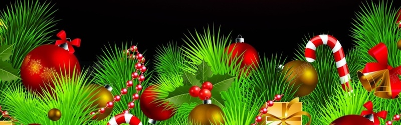 圣诞节H5海报素材jpg设计背景_新图网 https://ixintu.com 圣诞节 圣诞树 金黄色 礼物 绿色
