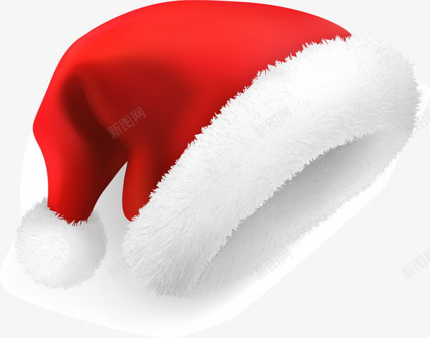 圣诞节红色圣诞帽png免抠素材_新图网 https://ixintu.com 冬季圣诞帽 喜庆 圣诞节帽子 白色毛球 红色圣诞帽 质感
