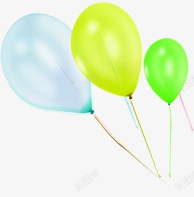 彩色清新气球装饰png免抠素材_新图网 https://ixintu.com 彩色 气球 清新 装饰