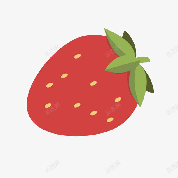 卡通手绘草莓png免抠素材_新图网 https://ixintu.com 卡通 图片 幼儿 手绘 草莓
