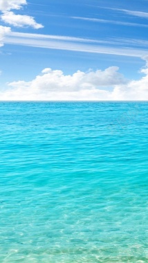 风景蓝天白云海水H5背景素材背景