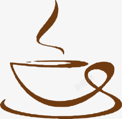 咖啡情侣杯咖啡茶杯矢量图高清图片
