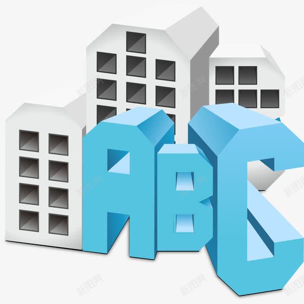 ABC大厦建筑模型png免抠素材_新图网 https://ixintu.com abc 大厦建筑 建筑 建筑模型