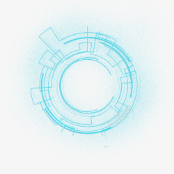 现代圆形科技圆形边框高清图片