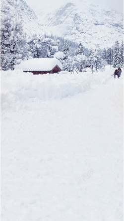 白色山脉雪色乡村背景图高清图片