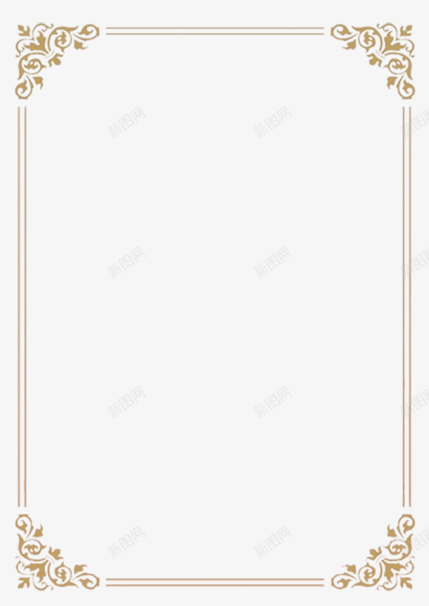 边框花纹装饰元素线型边框png免抠素材_新图网 https://ixintu.com 直播边框 线型边框 花纹 装饰元素 边框 遮罩边框