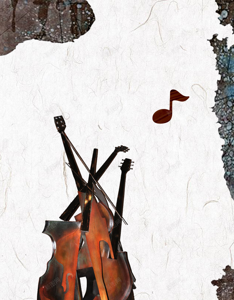 纹理简约小提琴乐器海报背景素材psd设计背景_新图网 https://ixintu.com 小提琴素材 乐器海报 纹理底纹 小提琴 演奏会 宣传单页 民族乐器 创意简约 广告设计 海报背景 开心